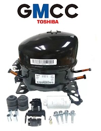Compresor Para Nevera Gmcc 1/3 Hp R134A EE75H1F 870BTU 7,5CM3 NC40