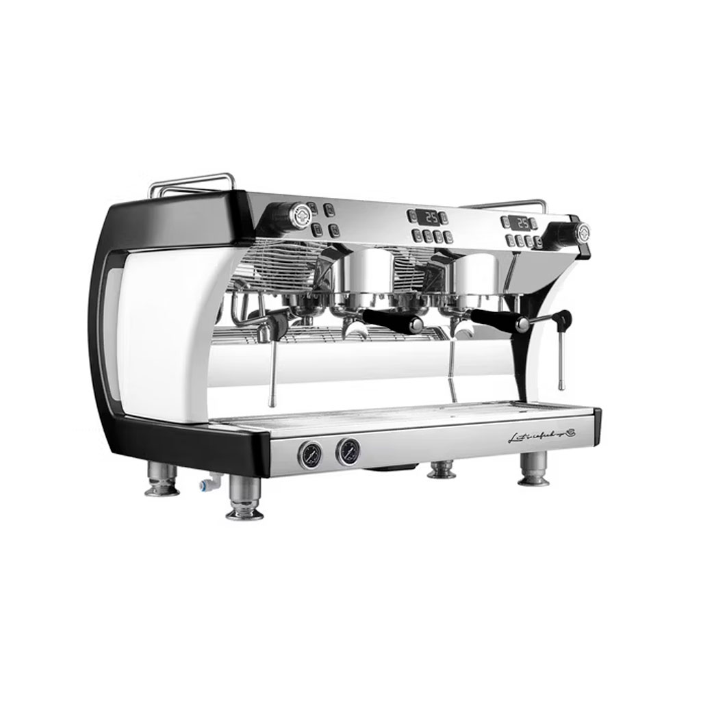 Maquina De Cafe Espresso Comercial Negra De 4.200W, Dos Cuerpos 220V/60HZ, Caldera De 11L, FR-MCE3201N2G Marca Freeze