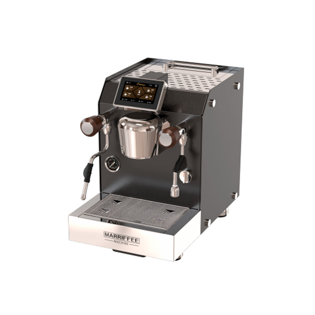 Maquina De Cafe Espresso Comercial Negra Tactil De 1.600W, Un Cuerpo 110V/60HZ, Caldera De 3L, FR-MCE40N1G110V Freeze