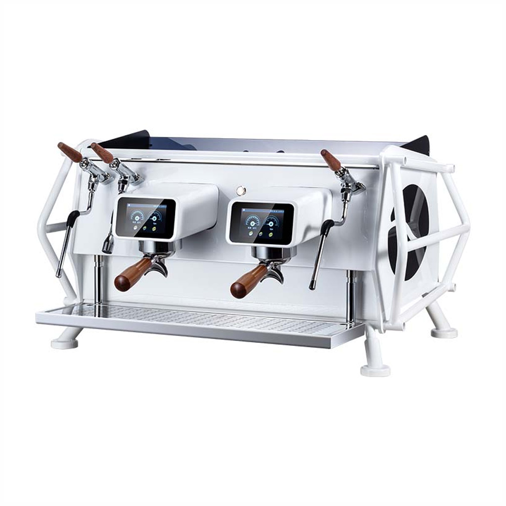 Maquina De Cafe Espresso Comercial Tactil De 3.000W, Dos Cuerpos 220V/60HZ, Caldera De 10L, FR-MCE831G12G220V Freeze