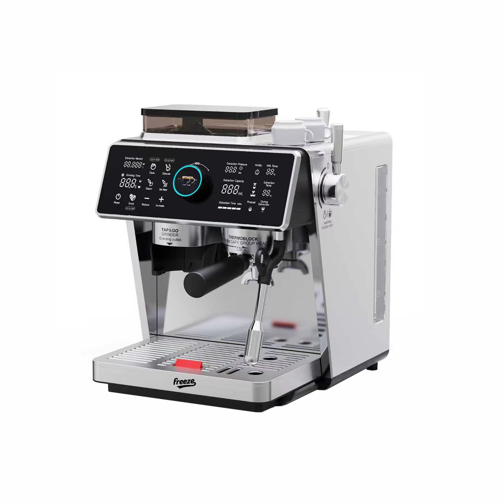 Maquina De Cafe Nespreso, Pant. Tactil Menu De Eleccion/Espumador De Leche, 110V/60HZ, Uso Dom. FR-MCE656N1G220V, Freeze
