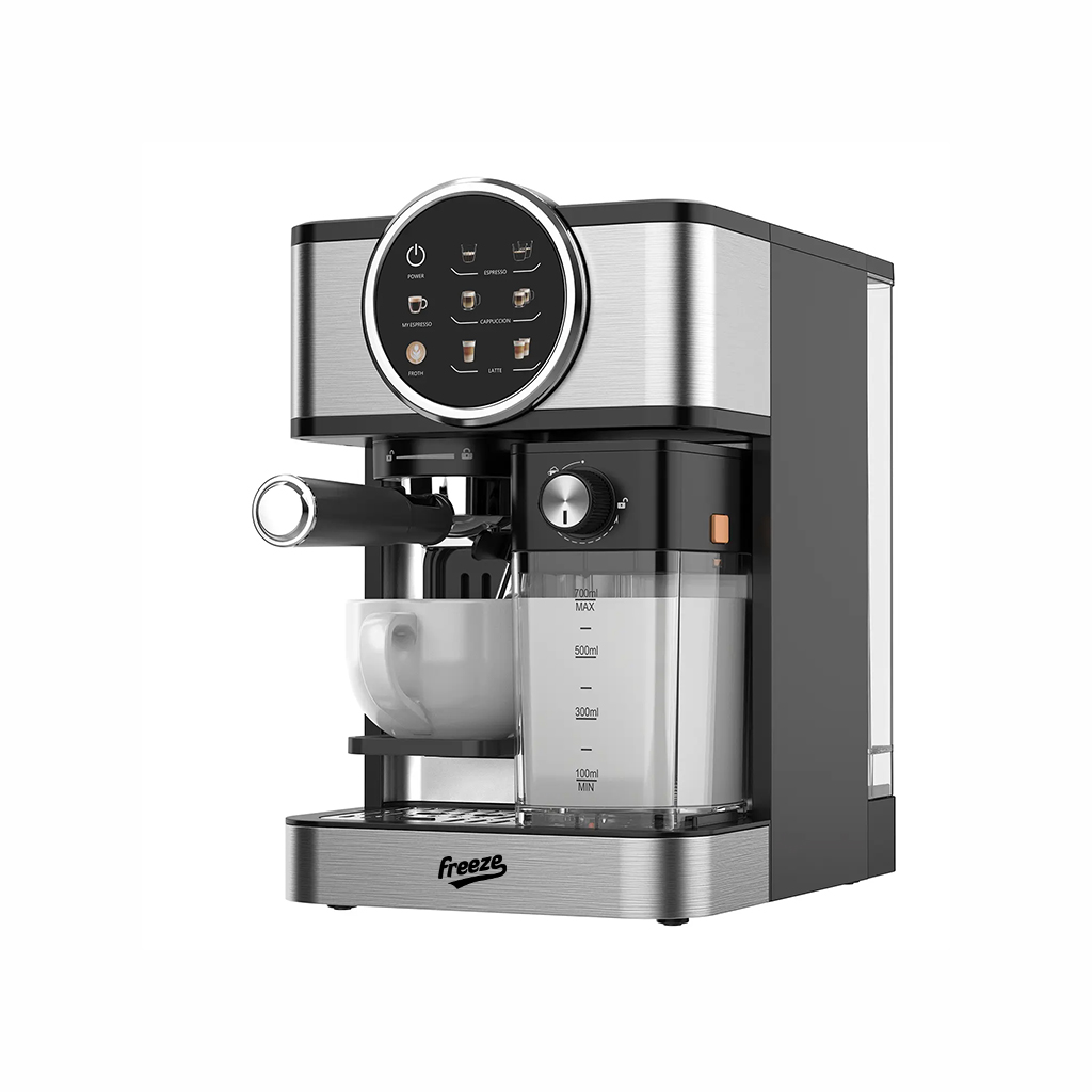 Maquina De Cafe Nespreso, Pant. Tactil/Menu De Eleccion/ Espumador De LECHE/110V/60HZ/USO Dom. FR-MCE631N1G110V, Freeze