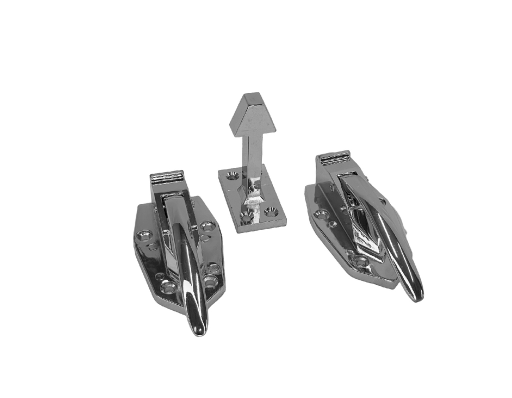 Cerradura Doble Para Puertas Batientes Cavacuarto Sin Llaves MS-A1151-59 Marca Freeze