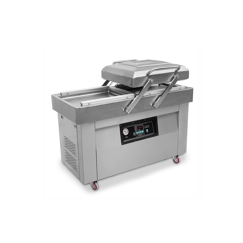 Empacadora Al Vacio De Acero Inoxidable, Doble Camara Modelo: DZ-600/SB, Longitud De Sellado 70CM 220V/60HZ Marca Freeze