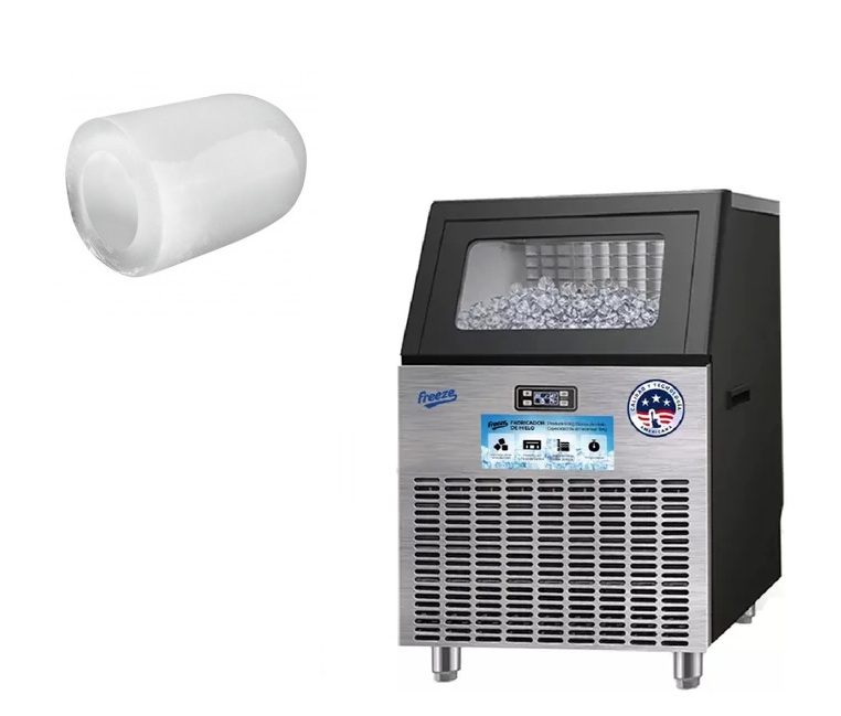 Fabricador De Hielo Tipo Bala, 110V/60HZ, Capacidad: 100KG/24H,CAPACIDAD ALMACENAMIENTO=25KG FR-C100KG/FR-B100KG Freeze