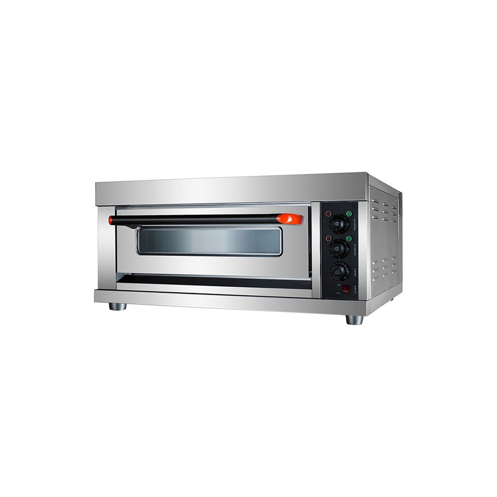 Horno Para Pizza Industrial 110V/60HZ, Una Puerta, Potencia: 3.200W, Tamaño: 895*580*430MM, Temperatura: 0-300°C Freeze