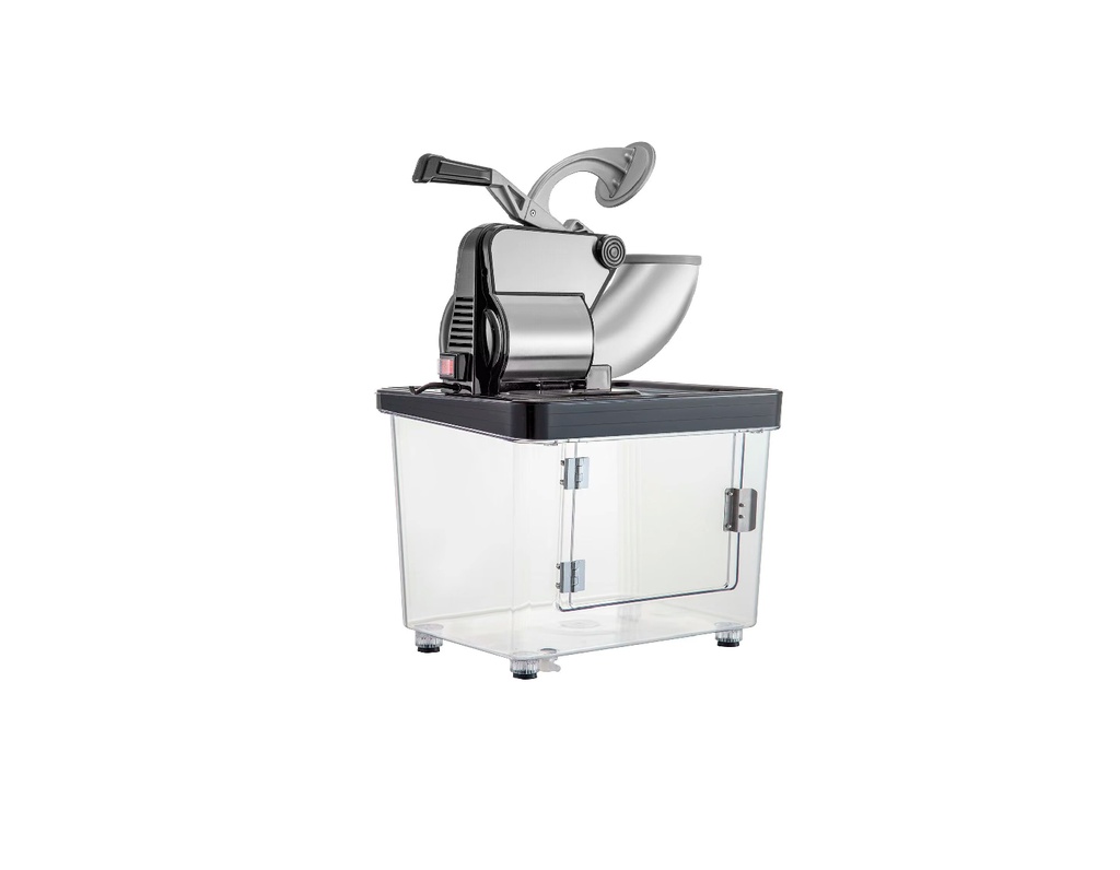 Triturador De Hielo/Maquina De Raspado/Cepillado Electrico, 300KG/H Con Cuchillas Dobles De Acero Inoxidable 110V