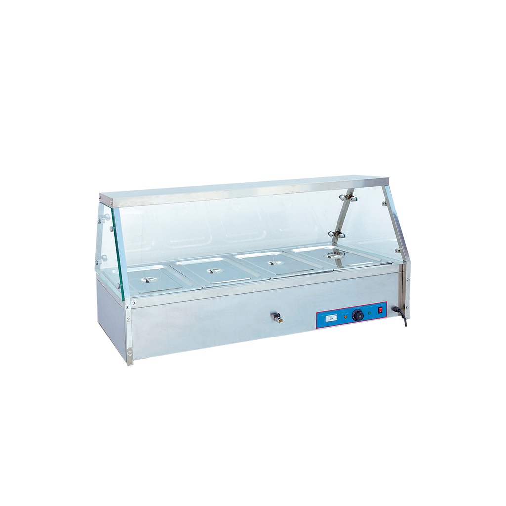 Baño Maria Electrico De Mesa Con Cupula De 4 Depositos, 110V/60HZ, Tamaño: 140*63*70CM Marca Freeze WK07W06700H