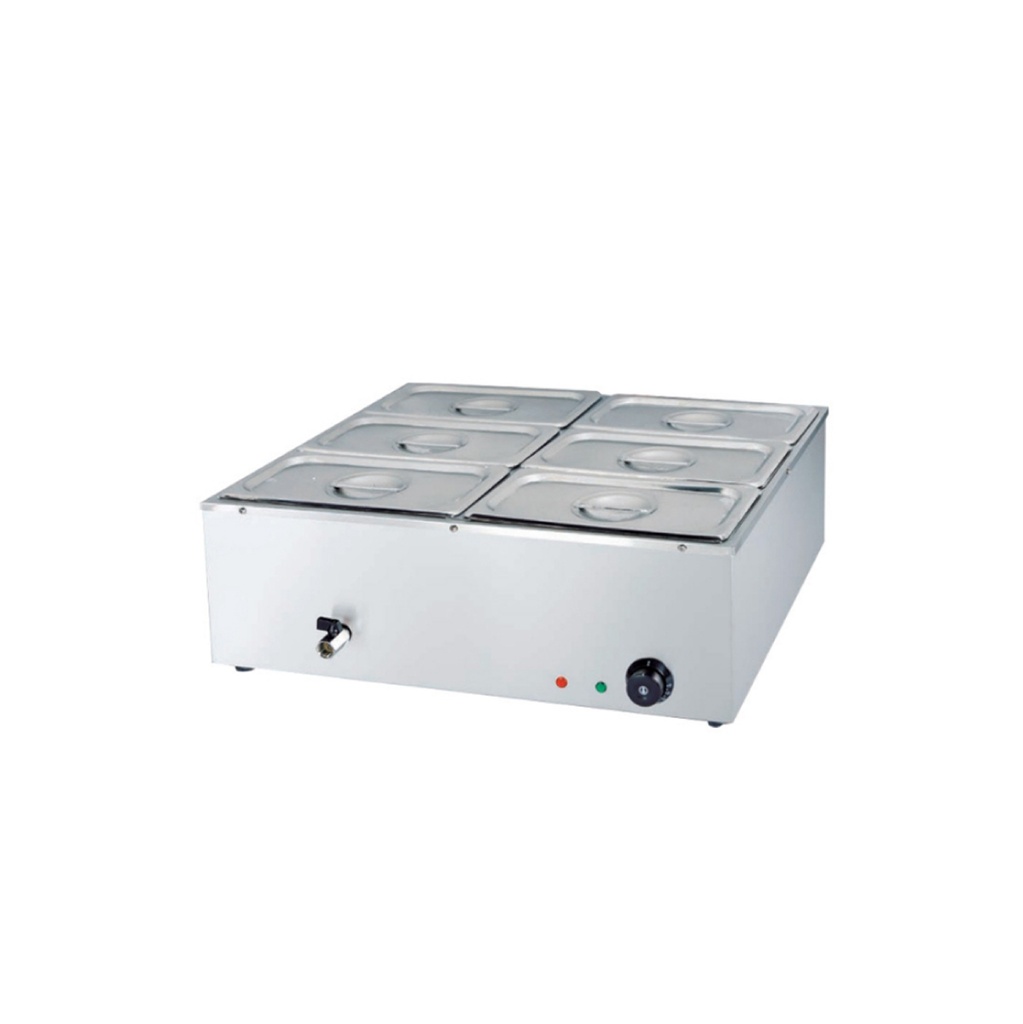 Baño Maria Sobremesa De 6 Bandejas, 110V/60HZ, Potencia: 1.500W, Tamaño: 69X58X26CM, Marca Freeze WK07W08900H
