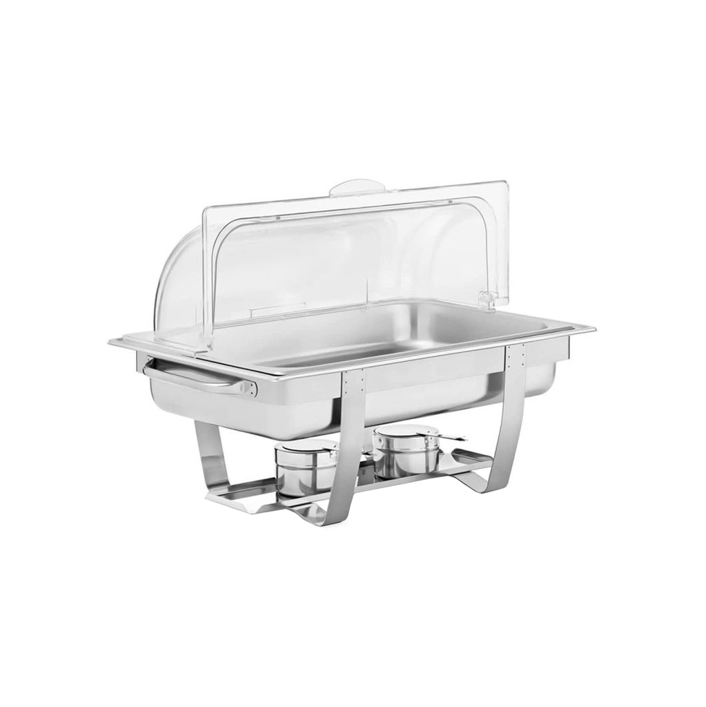 Calentador De Alimentos (Chafing Dish) Transparente, Para Buffet, Capacidad: 9L, Marca Freeze WK15A05200H