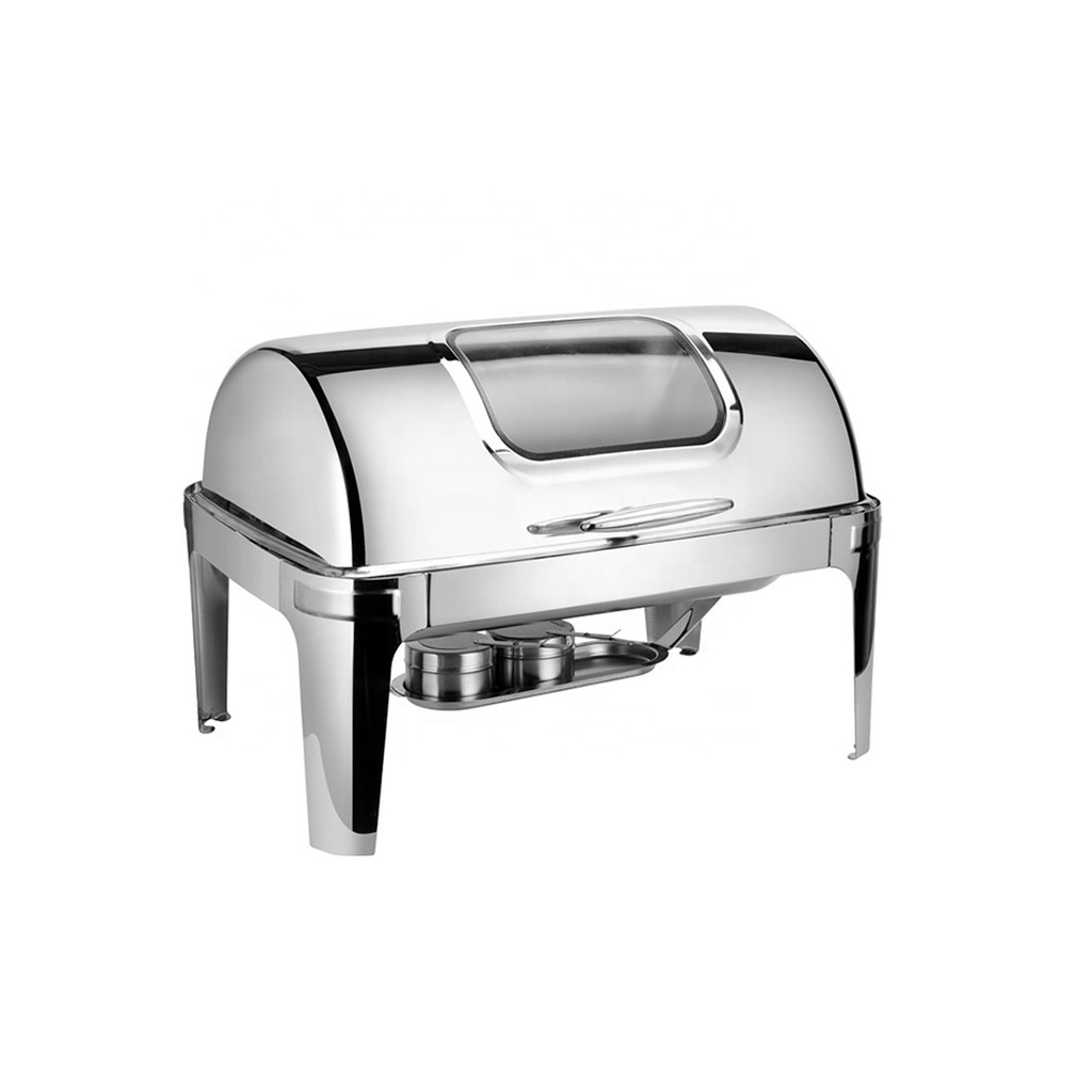 Calentador De Alimentos (Chefandish) Con Tapa Enrollable De Acero Inoxidable, Capacidad 9L, Marca Freeze WK15A06000H