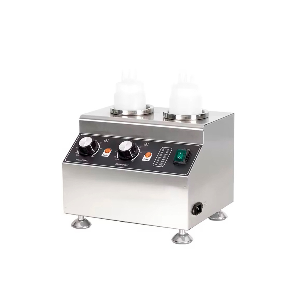 Calentador De Salsas Electrico Comercial De Acero Inoxidable Para 2 Pzas, 110V/60HZ, 160W