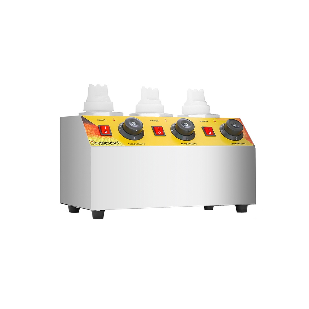 Calentador Electrico De Chocolate Y Queso, 110V/60HZ De 3 Dispensadores, Marca Freeze WK07W13800H