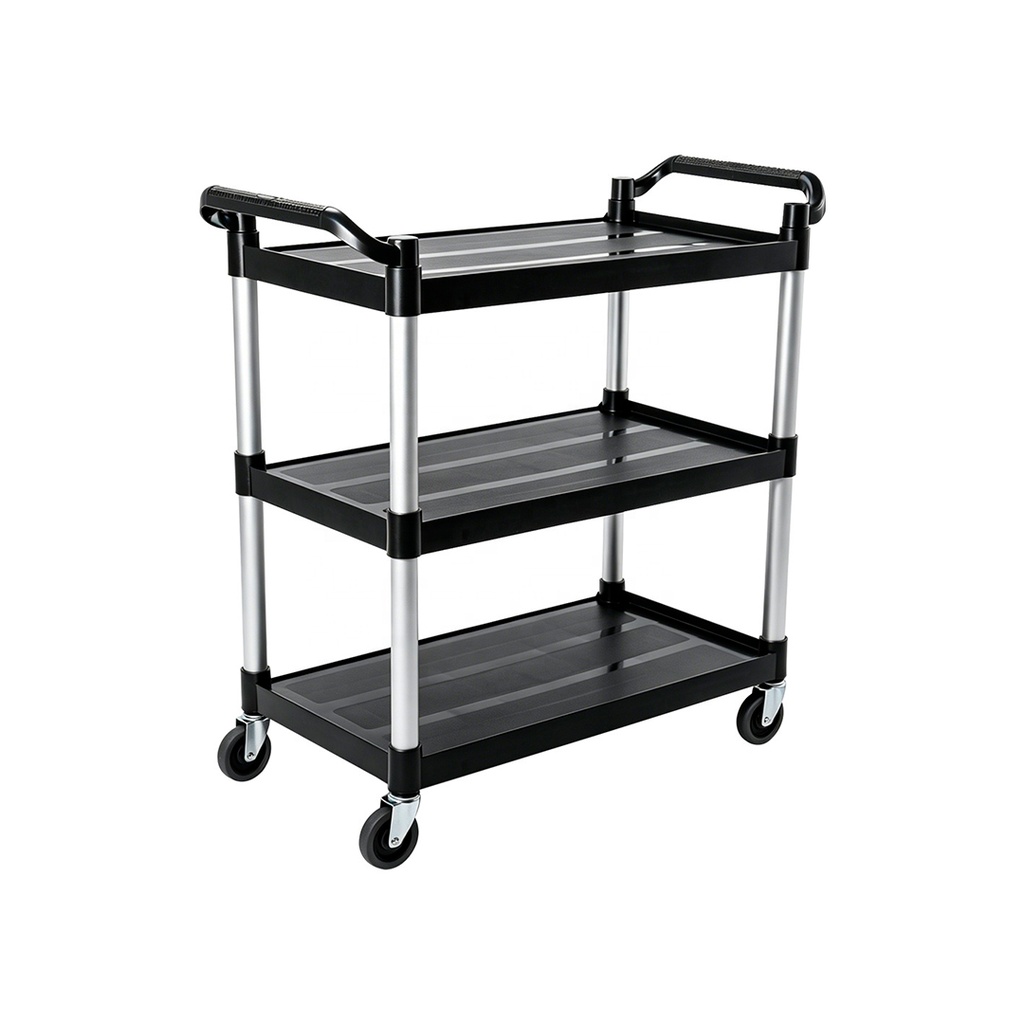 Carrito Multifuncional De Servicio Pesado Para Restaurantes/Hoteles De 3 Bandejas WK12A18200H