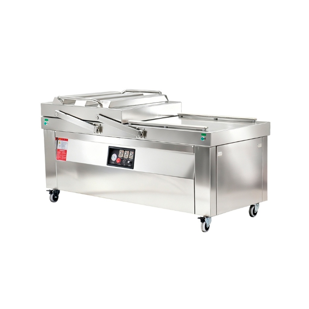 Empacadora Al Vacio De Acero Inoxidable, Doble Camara Modelo: 800/2SA, Longitud De Sellado 80CM 220V/3PH/60HZ Freeze