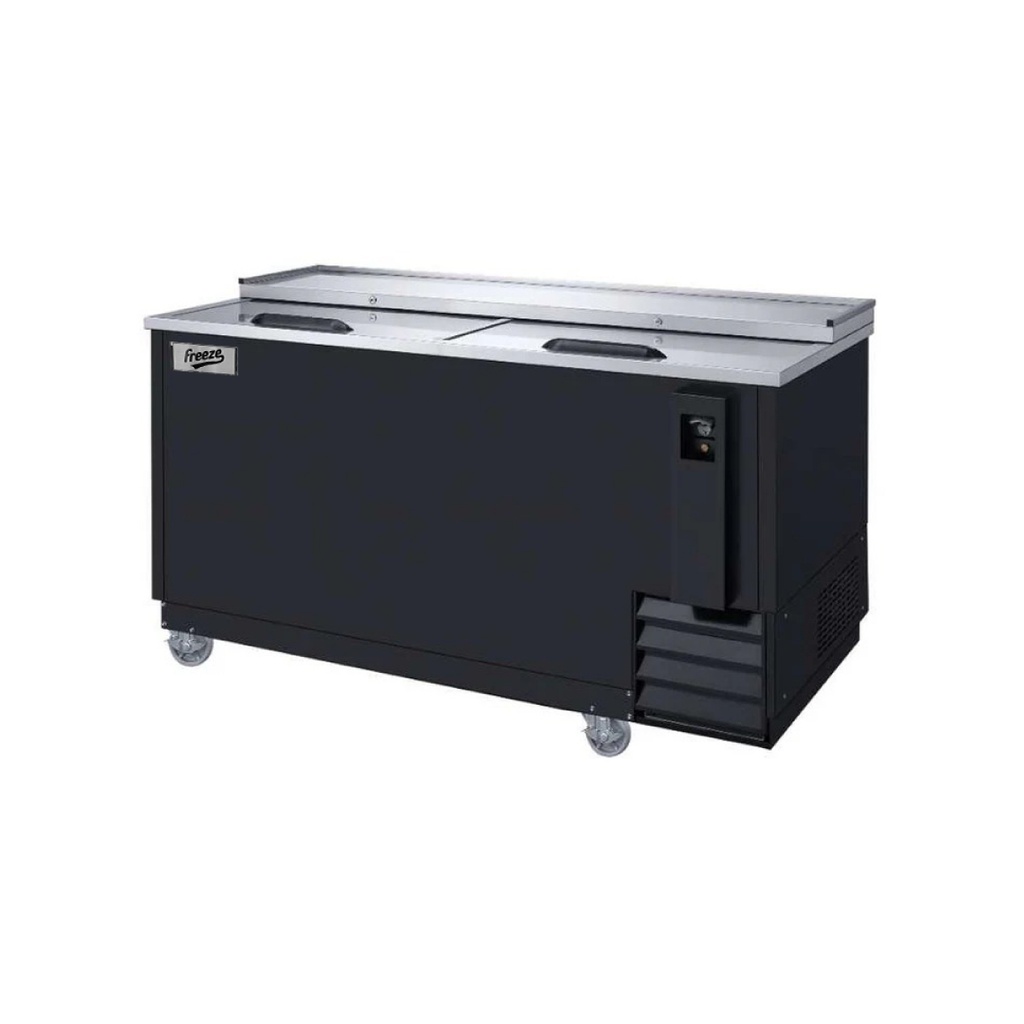 Enfriador 2 Tapas Negro, De Acero Inoxidable 540L, 110/60HZ (Alta Gama) FR-E540L/FR-EC540L Marca Freeze 100000162F