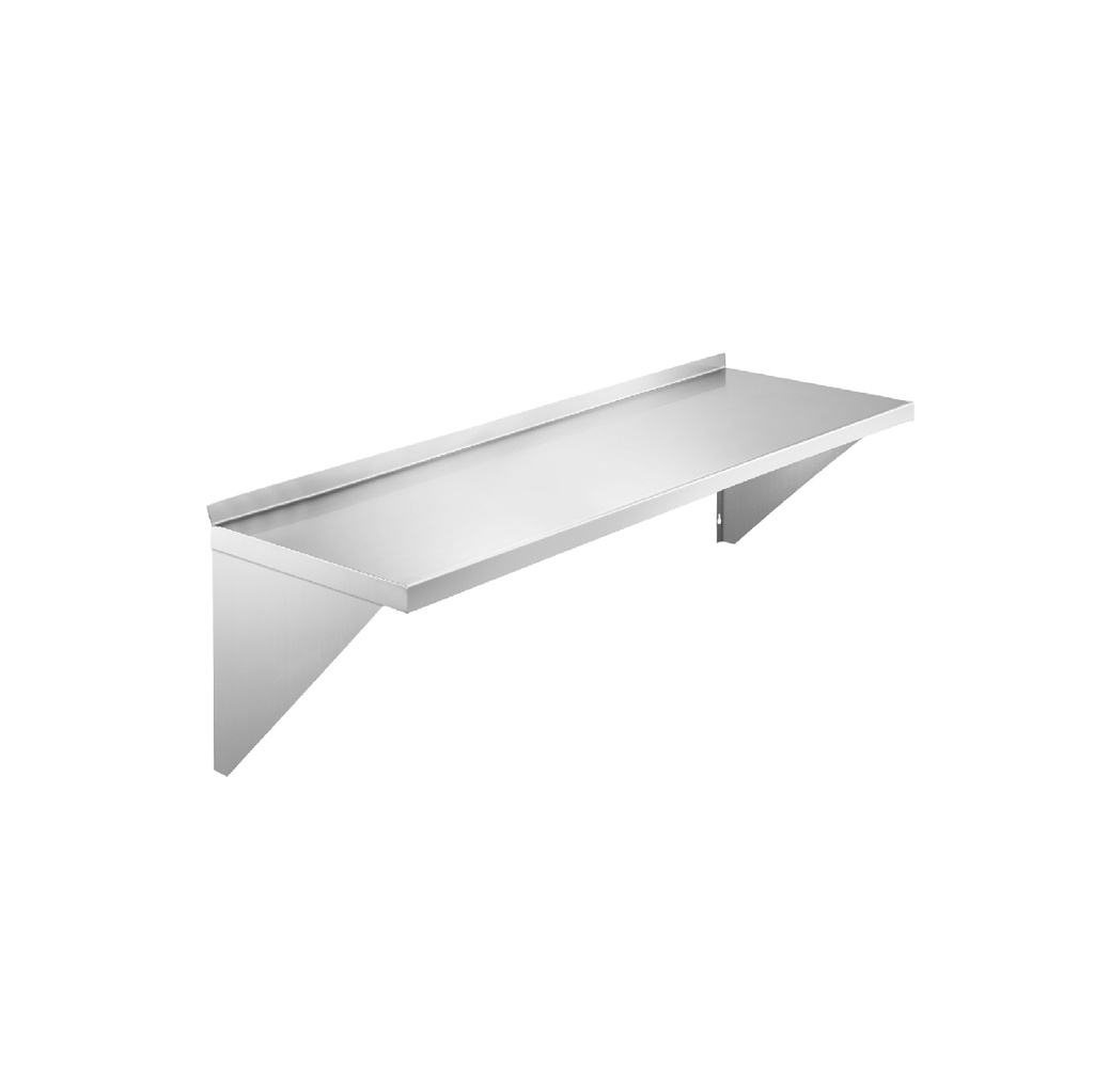 Estante/Repisa De Pared De Acero Inoxidable 304 Con Soporte 914*305*254MM, Marca Freeze WK12A06100H