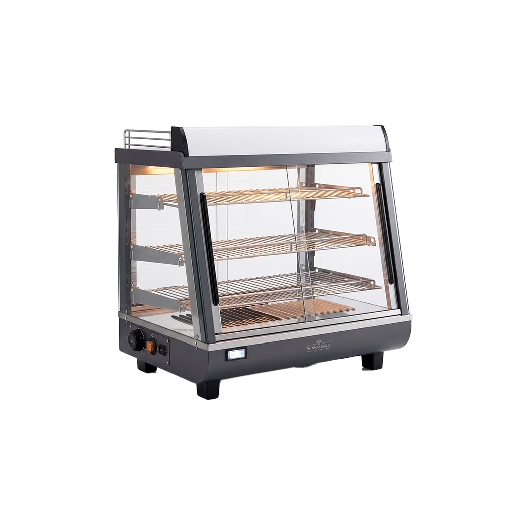 Exhibidor/Expositor/Vitrina De Sobremesa Caliente, 110V/60HZ, Medida: 122CM,TEMP: 30-90°C, FR-VC122CM Marca Freeze