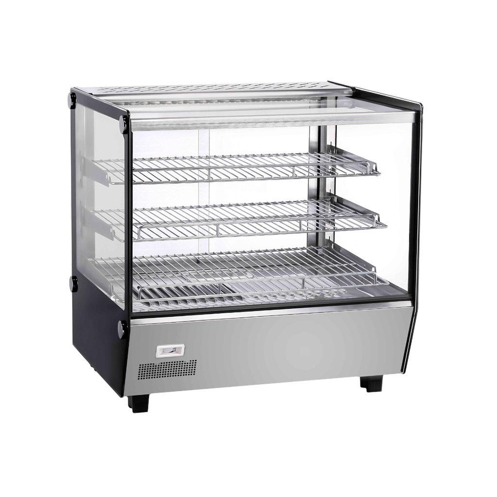 Exhibidor/Expositor/Vitrina De Sobremesa Caliente/ ACERO/CUADRADO,110V/60HZ,MEDIDA:93CM,TEMP:30-90°C,FR-VERC93CM/FREEZE 1000000610F
