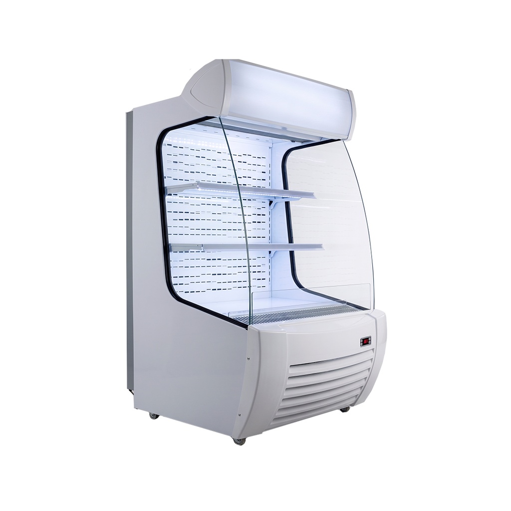Expositor Autoservicio/Multideck Blanco, 110V/60HZ Con Luz LED, TEMP:2-12°C, Medidas: 103X95X165CM, FR-MDAS103CM Freeze