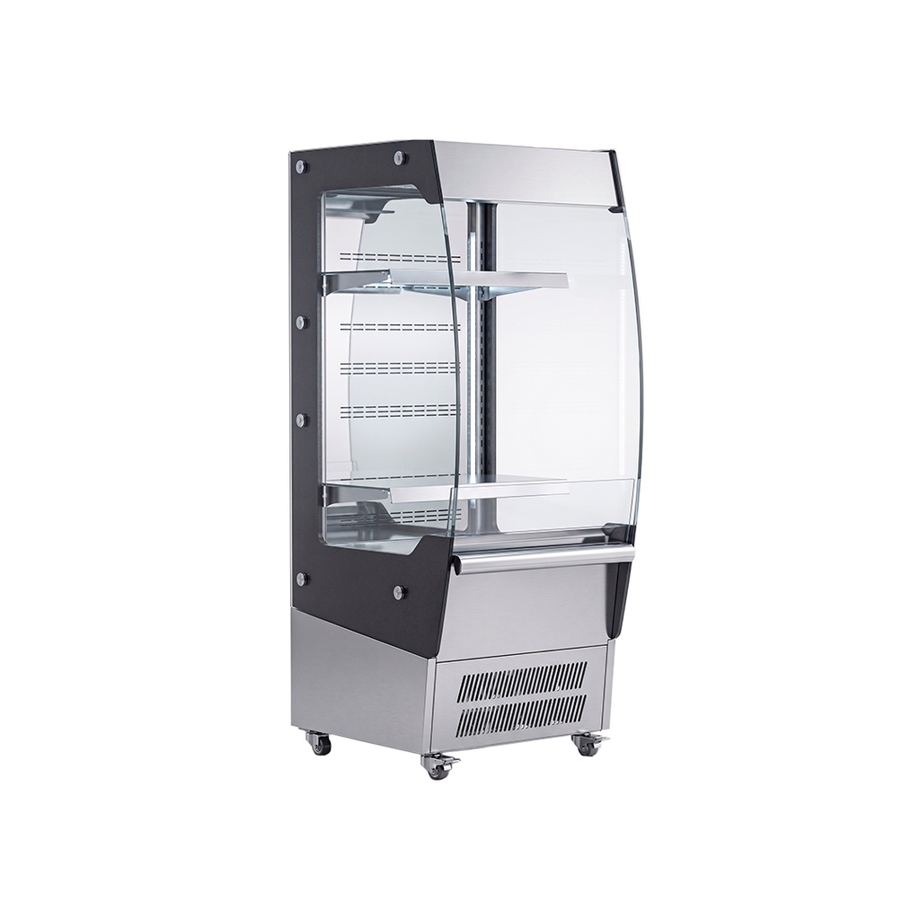 Expositor Autoservicio/Multideck Gris/Acero INOXIDABLE/110V/60HZ/LUZ LED/TEMP:2-12°C/50X68X145CM,FR-NAS50CMX145CM Freeze