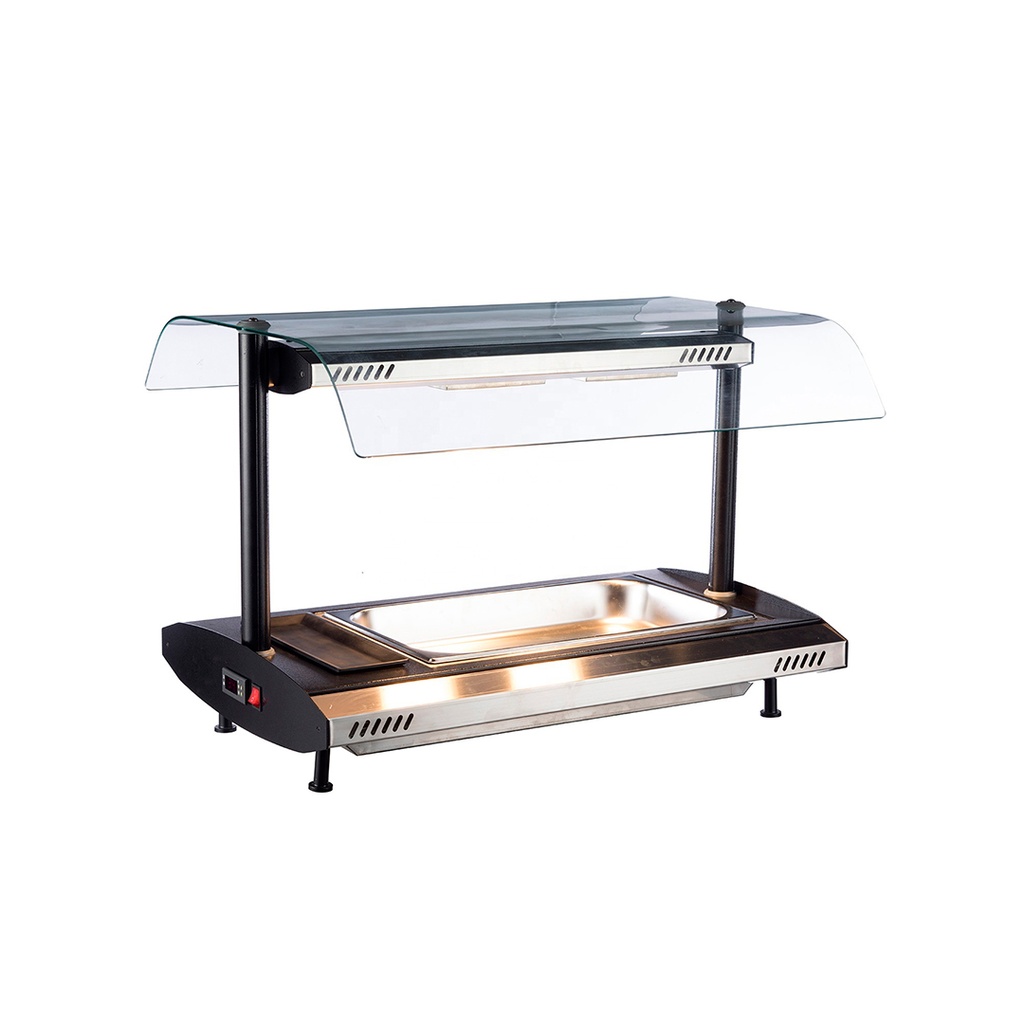 Expositor/Exhibidor Termico Caliente De Comida Rapida, De Sobremesa, Temp: 30-90°C, 110V/60HZ, 90CM, FR-CC90CM, Freeze