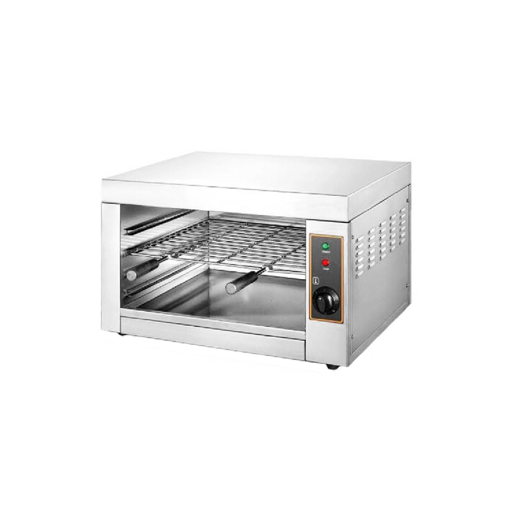 Horno Tostador Electrico Salamandra 110V/60HZ, 3.500W, Temp: 50-300°C, Size: 79X45X49CM, Con Temporizador Marca Freeze WK03A03000H