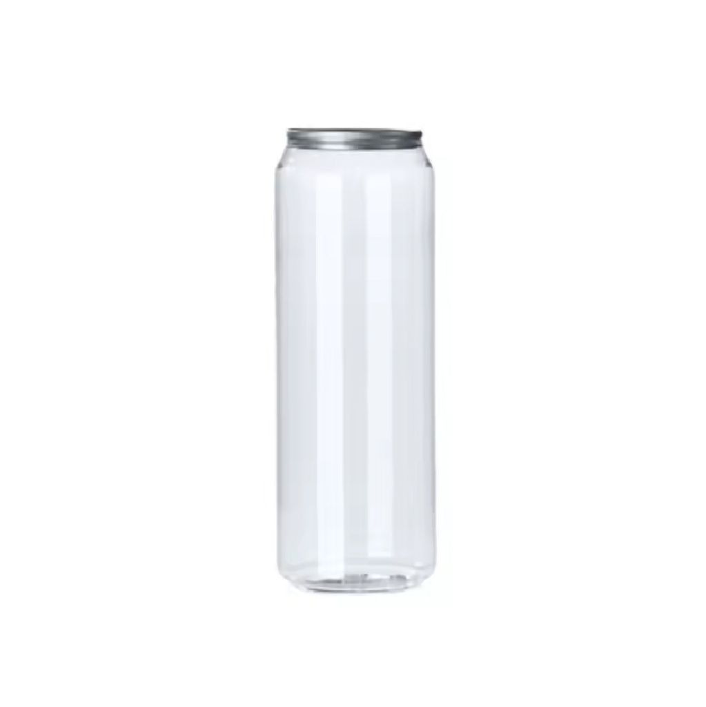 Lata Transparente Sellable 360ML, Para Jugos/Helados Con Tapa Modelo G1 Marca Freeze (Caja De 200 Pzas)