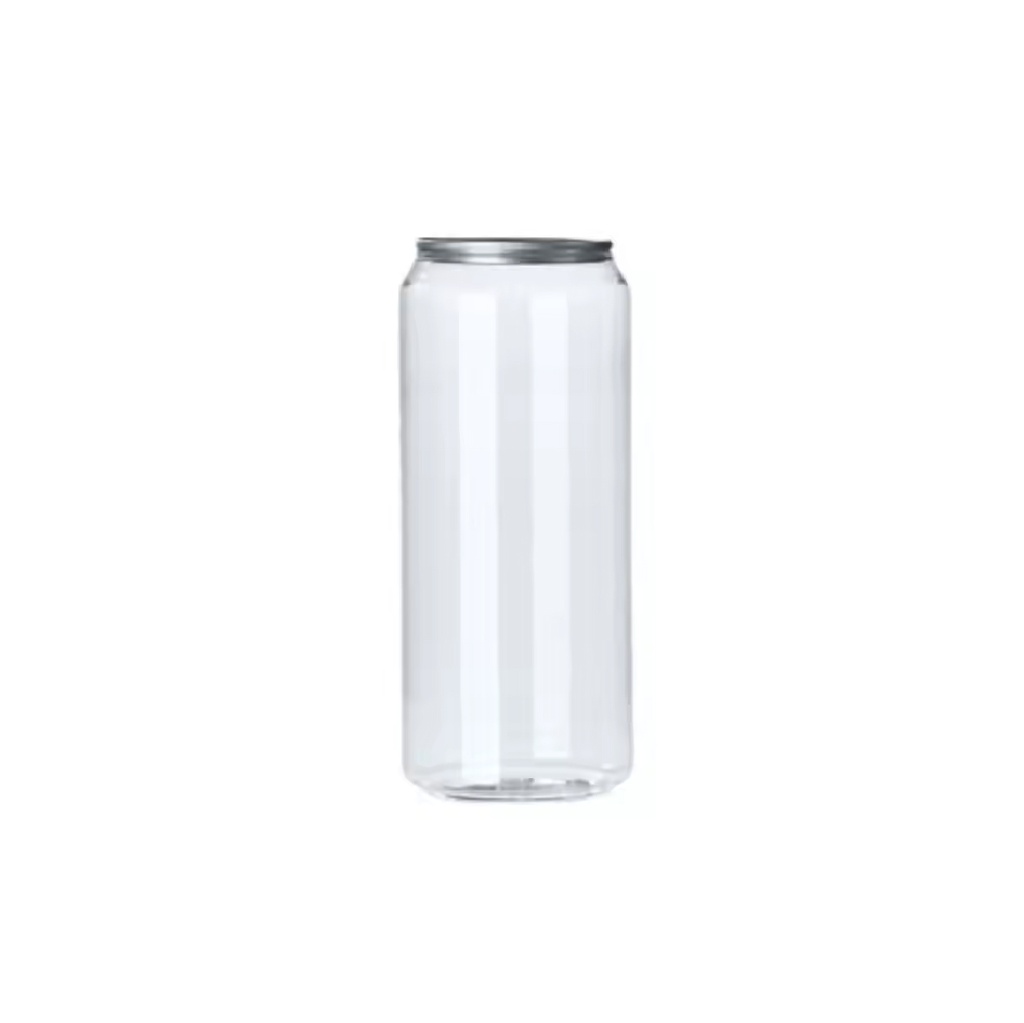 Lata Transparente Sellable 400ML, Para Jugos/Helados Con Tapa Modelo G1 Marca Freeze (Caja De 200 Pzas) PA15M01400H