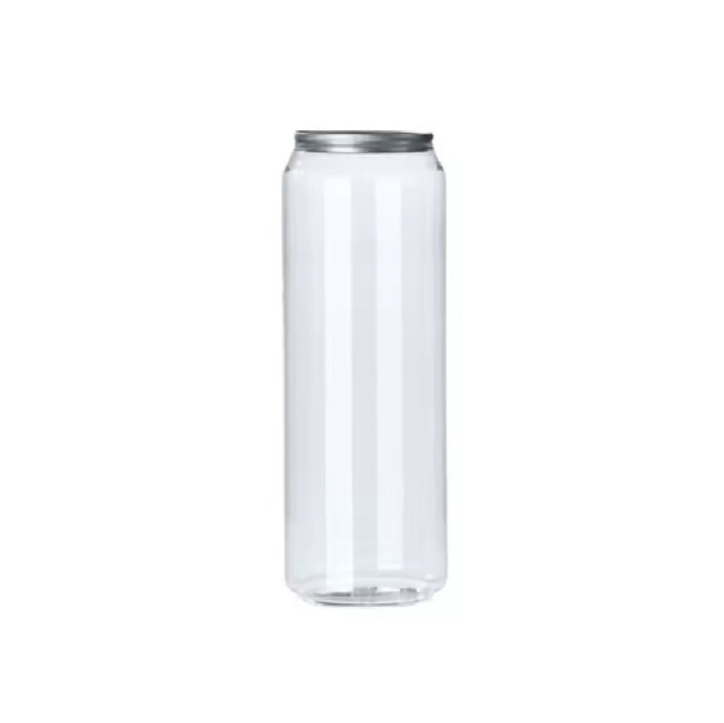 Lata Transparente Sellable 550ML, Para Jugos/Helados Con Tapa Modelo G1 Marca Freeze (Caja De 200 Pzas) PA15M01600H