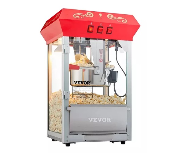 Maquina De Cotufas De Mesa 110V/60HZ De 8OZ Marca Freeze WK01W03400H WK01W04600H