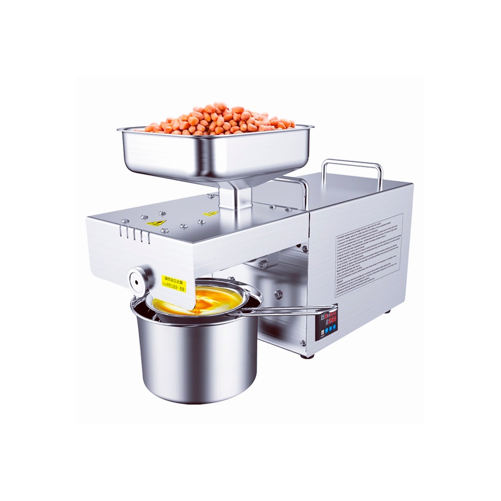 Maquina Extractora Electrica De Aceite De Semillas, Potencia: 1.250W, Capacidad: 3-5KG/H, 110V/60HZ