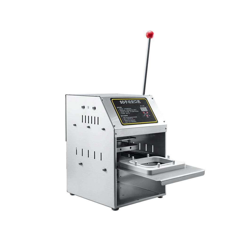 Maquina Selladora Manual/Env.Aluminio Para ALIMENTOS,(RECTANG/OVALD/REDND/CUAD)110V/60HZ,630W,DIAM.7CM,ALT.<13CM,FREEZE PA15H02801H