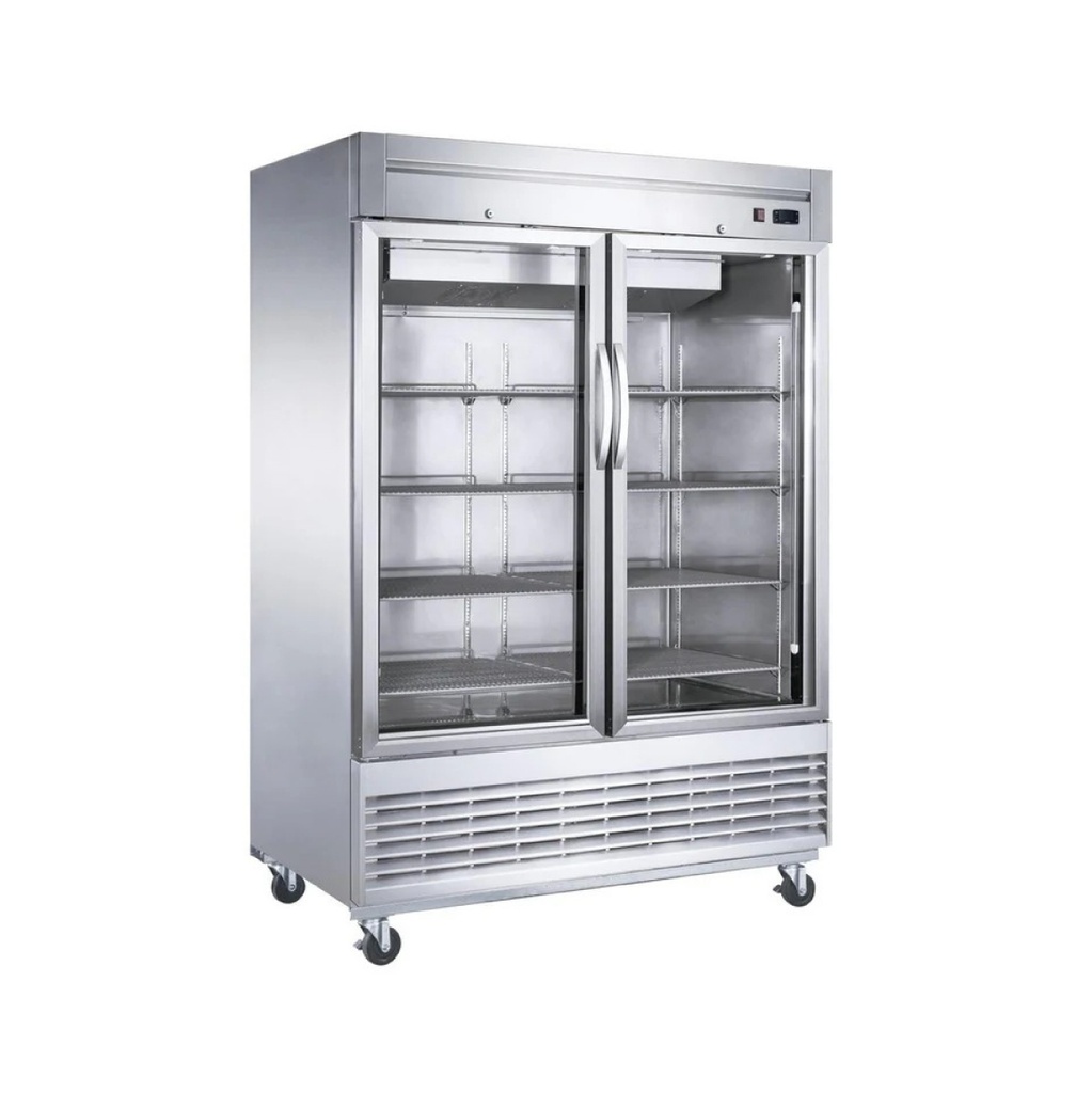 Nevera Exhibidora Dual De Acero Inoxidable 1321L, Conservacion Y CONGELACION,110V/60HZ,FR-PV2FF-G-HC/FR-NAV2P/FR-NAI2PVD 100000158F