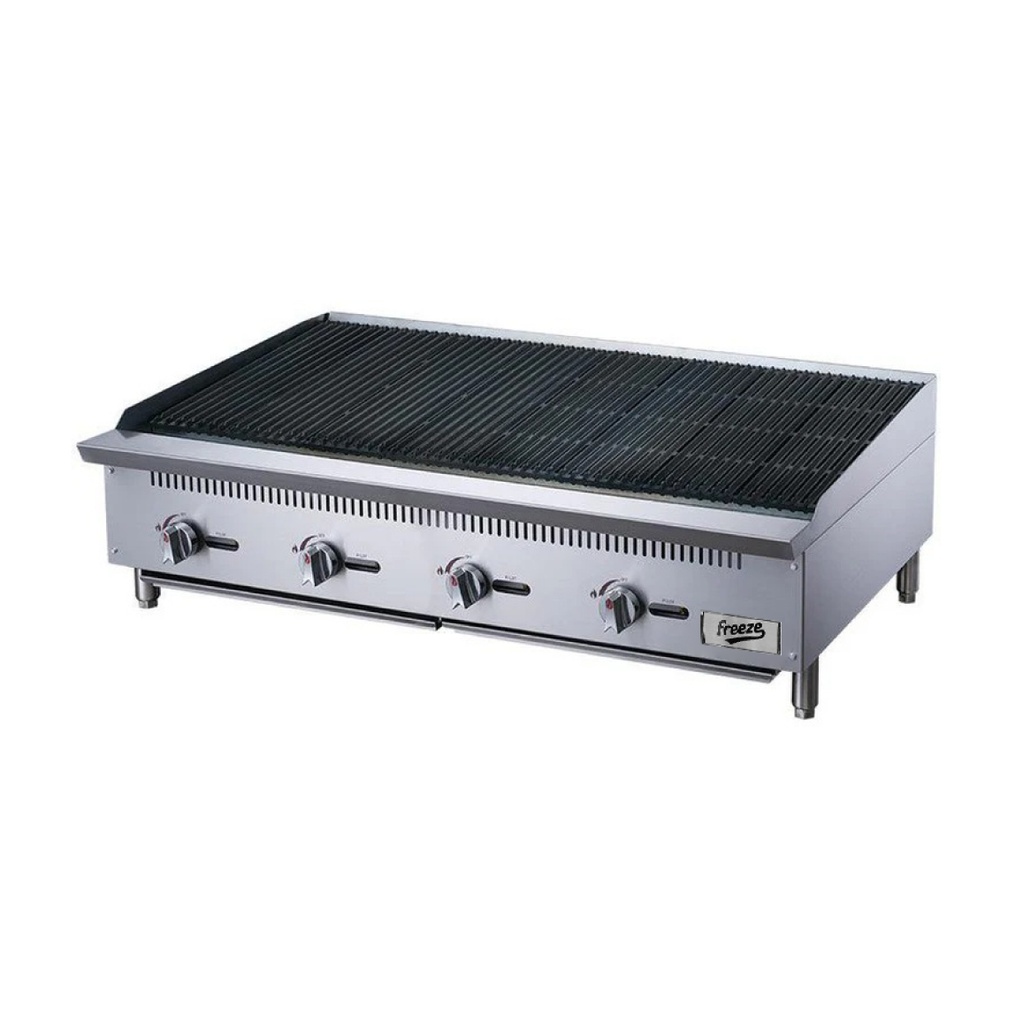 Parrillera De Mesa De Acero Inoxidable, Tamaño: 122CM, FR-CPAI122CM Marca Freeze 100000326F