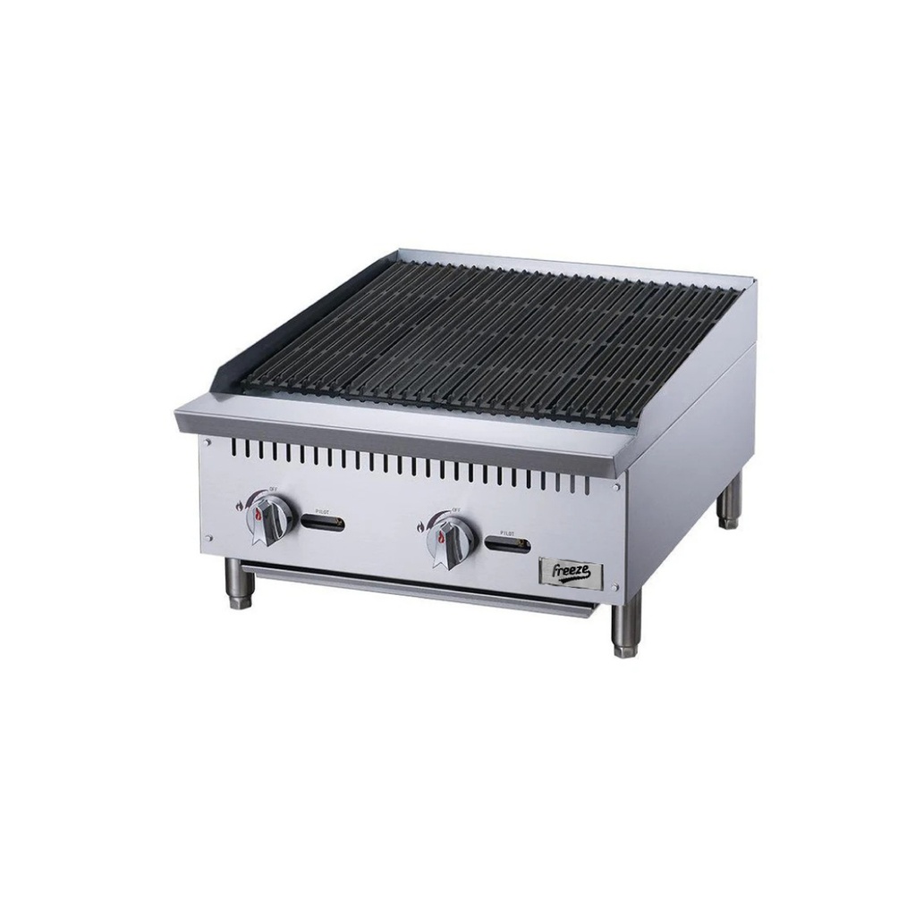 Parrillera De Mesa De Acero Inoxidable, Tamaño: 60CM, FR-CPAI60CM Marca Freeze