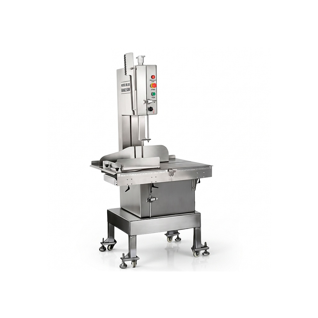 Sierra Carniceria Industrial Cortadora De Huesos Y Carnes, 110V/60HZ, 2.200W De Acero Inoxidable Marca Freeze