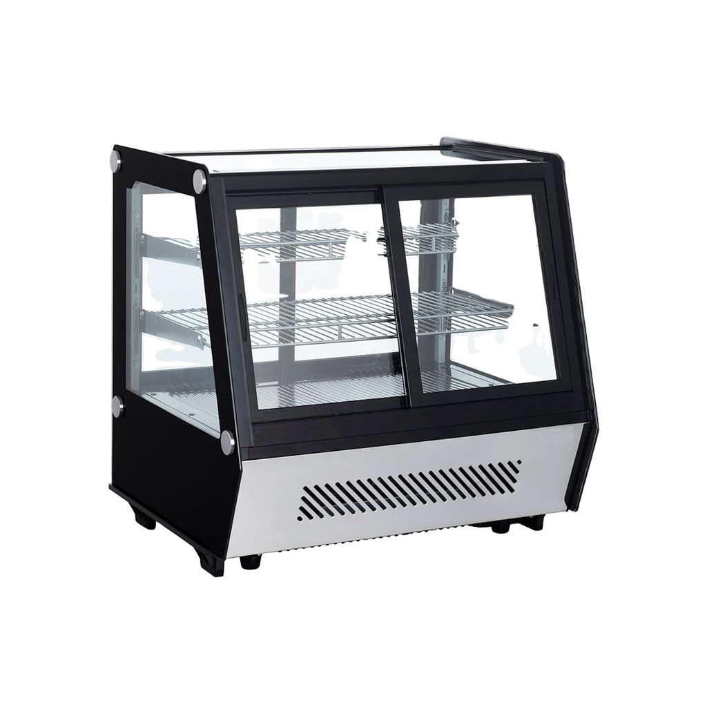 Vitrina Refrigerada/Exhibidor Cuadrado De Tortas FRIAS/SOBREMESA,FR-VEF130CM,130X57X70CM,110V/60HZ,TEMP:0 ~ 12°C Freeze 100000534F