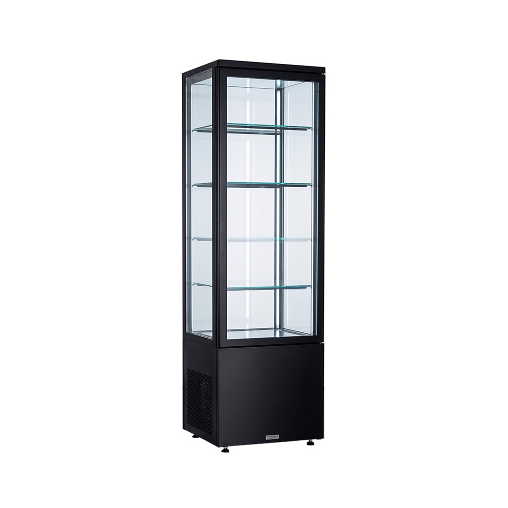 Vitrina/Expositor Vertical Refrigerado Negro, Medidas: 52X49X190CM, Temp: 0-12°C, FR-ETF190CM Marca Freeze 100000509F