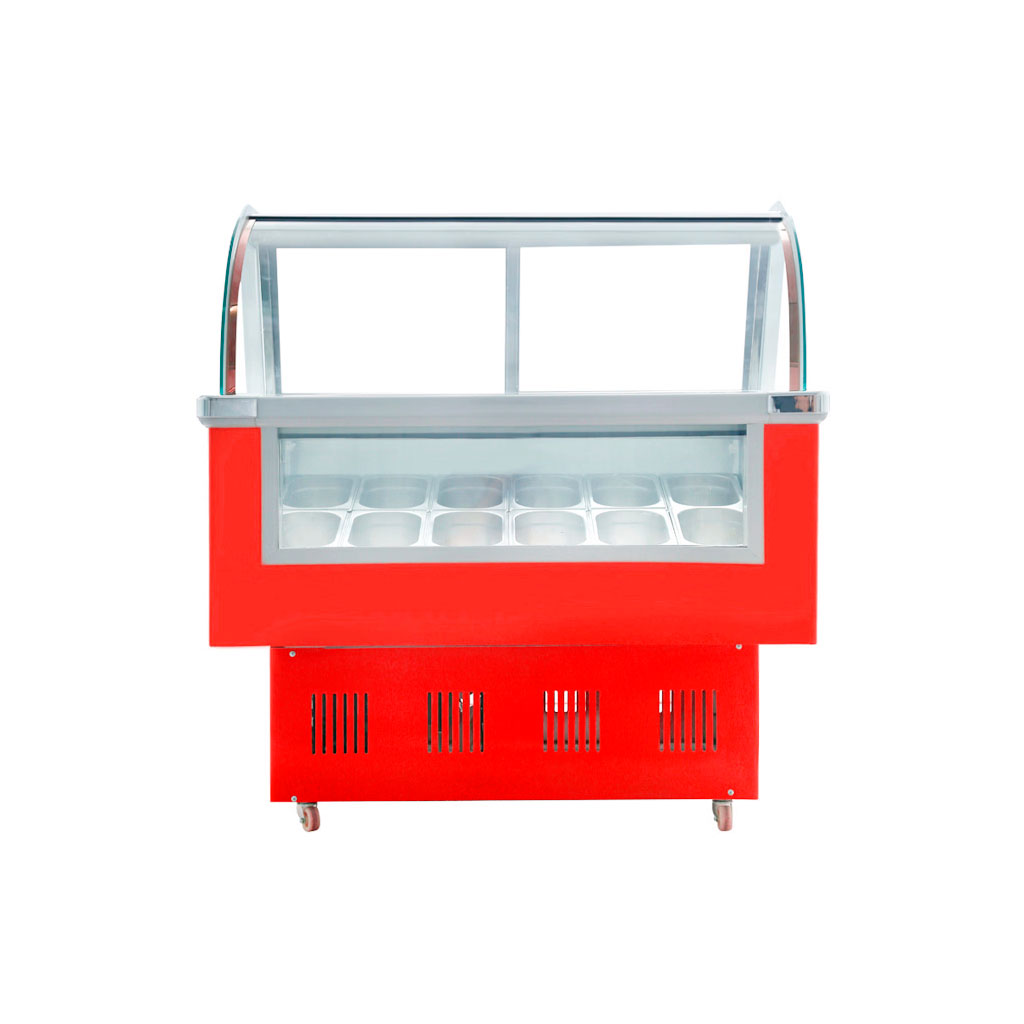 Exhibidor/Congelador/Paletas De HELADOS/10 Tolvas/Comp.Embraco, Tstat Dig, 110V/60HZ, Temp: -22C/116*69*123CM,FREEZE