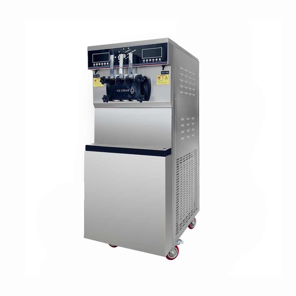 Maquina De Helado Suave Pedestal INDUSTRIAL,110V/60HZ,3.200W,3 Comp.Panasonic,Cap: 48-50L/H,TOLVAS 6.5LX2,FR-MHP48-50L/H 100000566F
