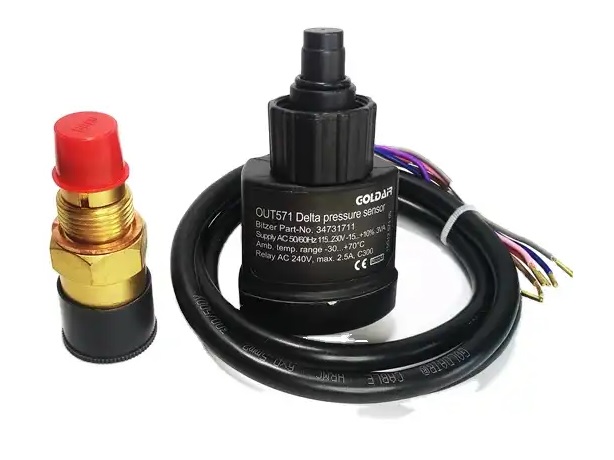 Sensor De Presion De Aceite Compresor Bitzer 34731711 RF25L09300G