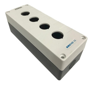 Caja Botonera Para Estacion De Mando, Pulsadores Y Selectores ( 4 Huecos)