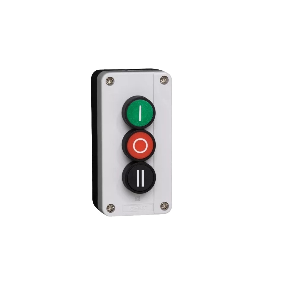 Caja Botonera Para Estacion De Mando, Verde, 1NA-ROJO-ROJO,1NC-NEGRO,1NA NP2-B339
