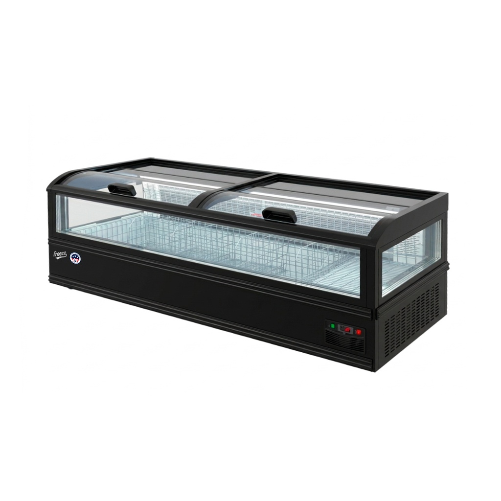 Congelador Exhibidor Horizontal Tipo Isla (Premium) Panoramico De 2.5M, 220V/60HZ, Dual -22°C~8°C, FR-CHPN250CM Freeze 100000411F