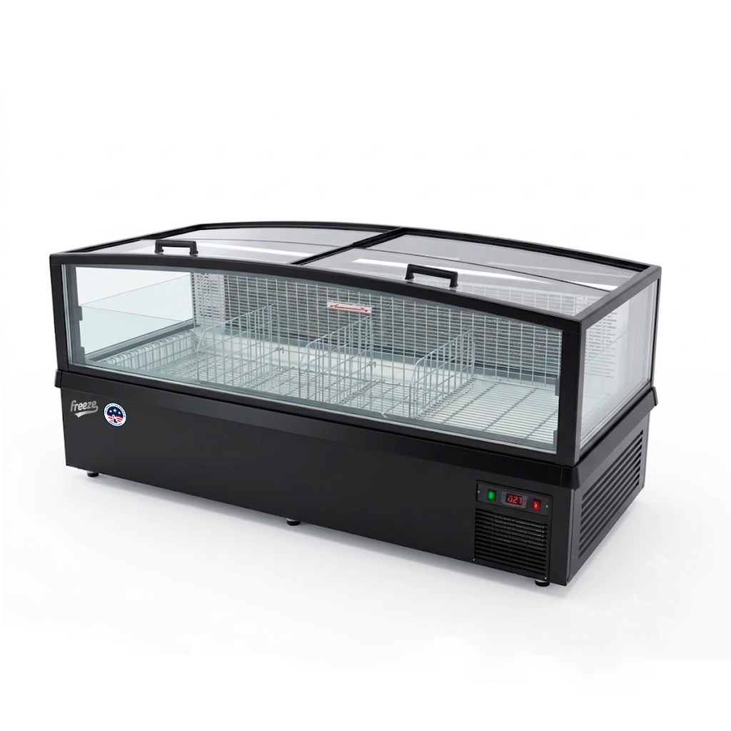 Congelador Exhibidor Horizontal Tipo Isla Panoramico, Para Supermercados De 2M, 220V/60HZ, Dual -22°C~8°C, FR-CSMP3V2M 100000412F