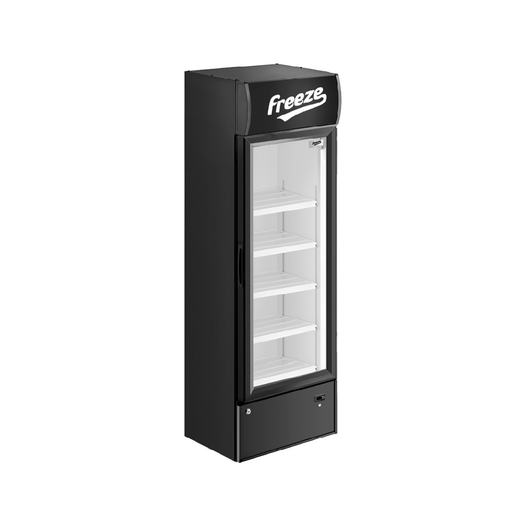 Congelador Exhibidor Vertical Negro Dual 338L -22°C~8°C,FR-338-FREEZER 110V/60HZ Compresor Cubigel (Para Carnes) Freeze 100000048F