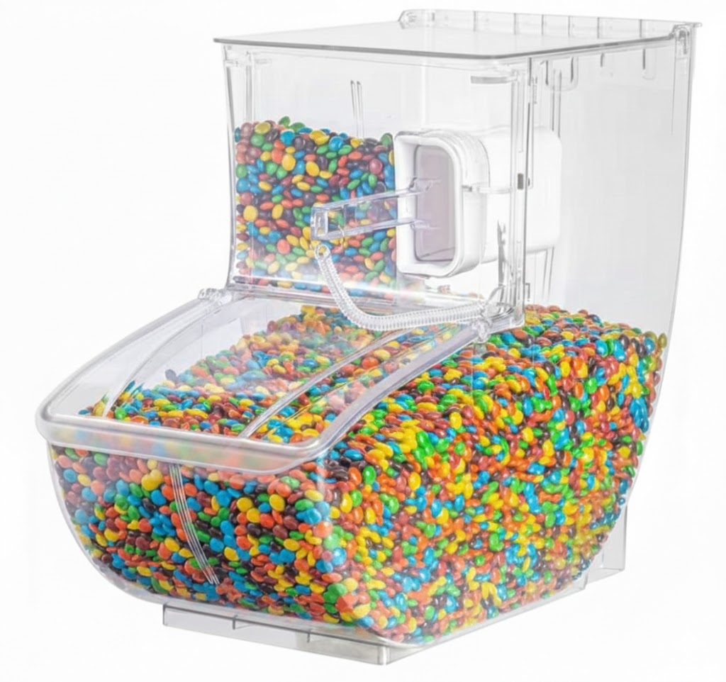 Contenedor Plastico De 15 Litros Ideal En Maniceras Y Cereales Para Supermercado, (Medida 200X400X330MM)