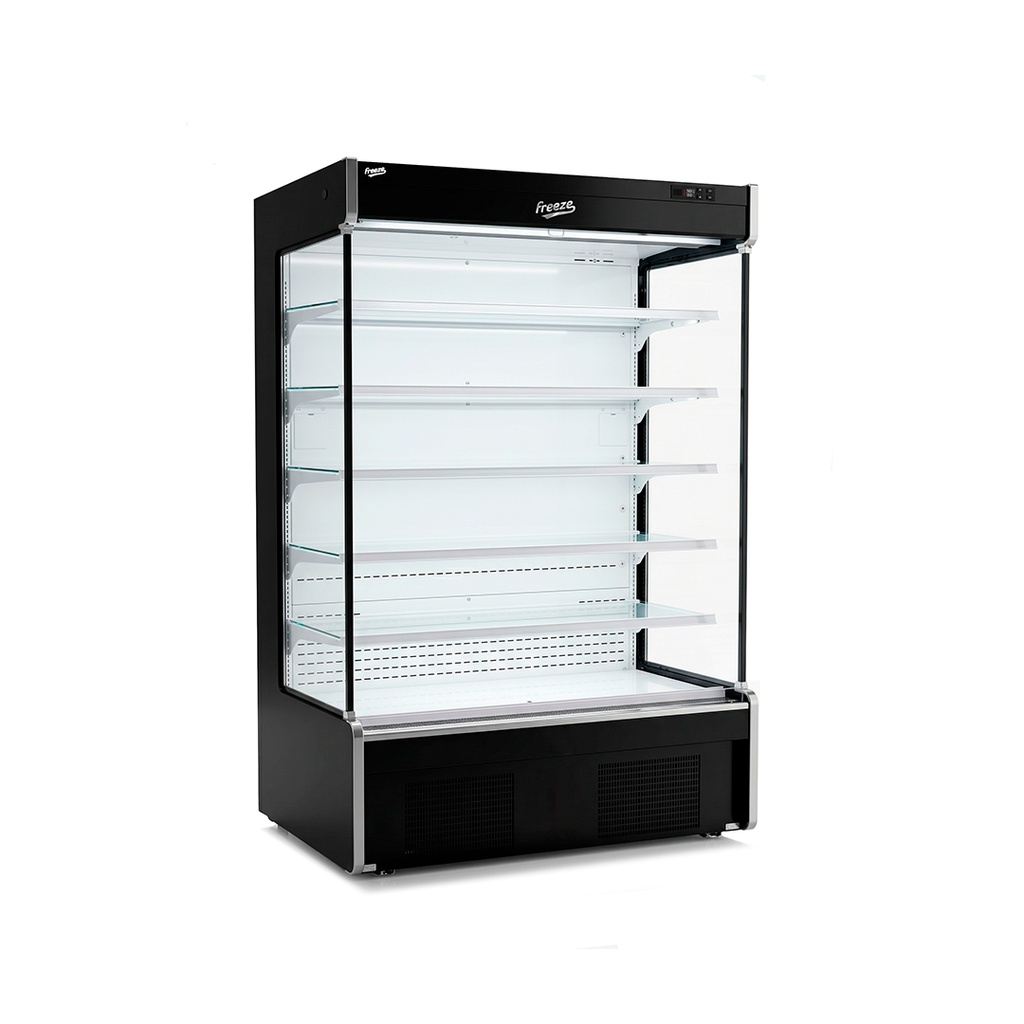 Multideck/Autoservicio Autocontenido Vertical, Abierto, Tamaño: 1.3M, Con Cortinas, 220V/60HZ FR-MEASAC128CM Freeze 100000108F