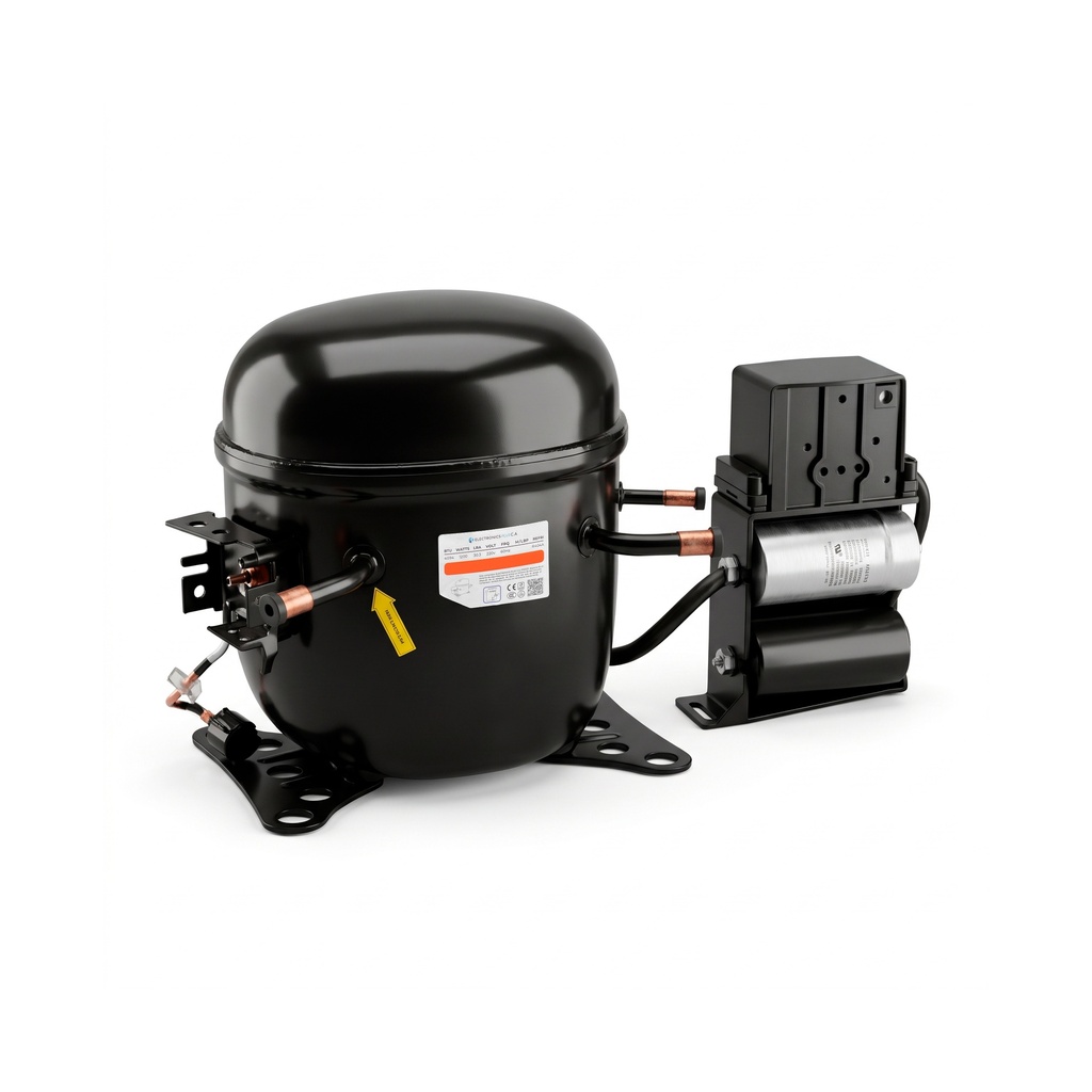 Compresor Nevera 1+HP R-404A Refrigeracion, 220V/60HZ, H/mbp 2.400W, 8.189BTU, FR1+HPCLX220V, Freeze/electronics Plus 100001023
